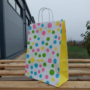 26 x 12 x 35 cm, Sacosa Alba CONFETTI