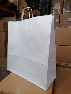 45*17*48 cm SACOSA ALBA CU MANER RASUCIT