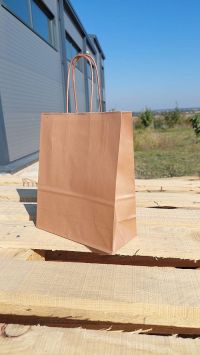 18*8*22 cm, sacosa coloarata cu maner rasucit