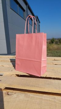 18*8*22 cm, sacosa coloarata cu maner rasucit
