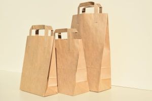 22x11x24 cm, sacosa natur cu maner flat exterior